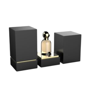 Custom Black and Gold Perfume Packaging Boxes